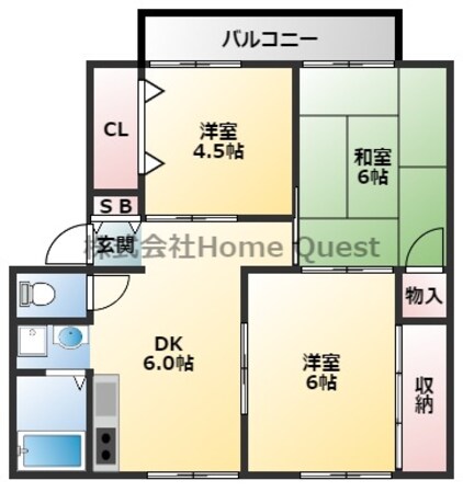 PATIO-Nの物件間取画像